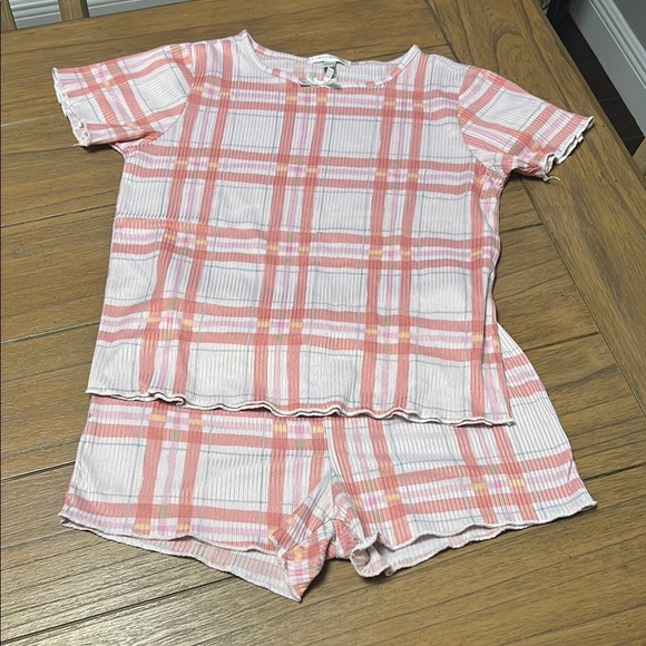 Catherine Malandrino Other - Catherine Malandrino Pink and White Pajama Set